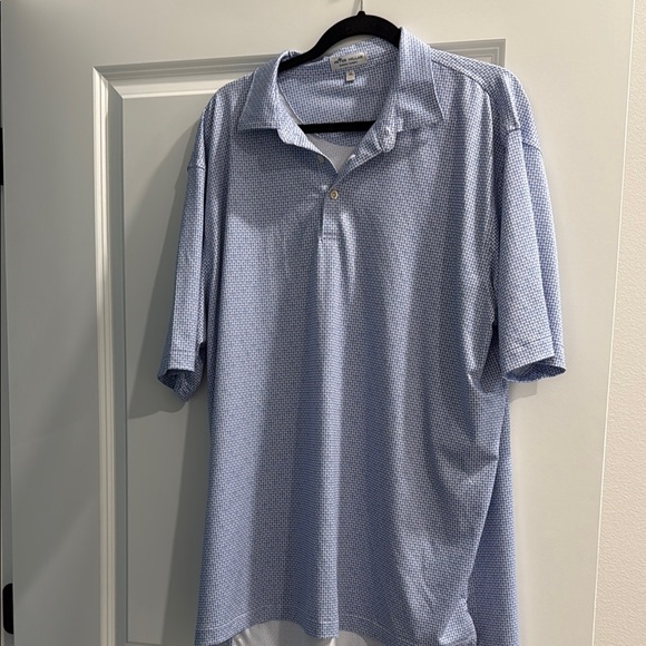 Peter Millar Blue Polo Shirt sz xl - Picture 1 of 5